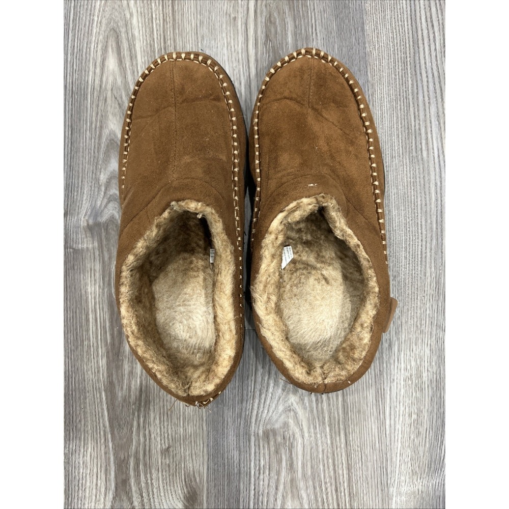Zigzagger Men's Cozy Moccasin Slippers Memory Foam, Indoor/Outdoor Size 13‎